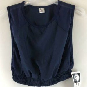 Five Dancewear Adult S Navy Blue Crop Dance Top